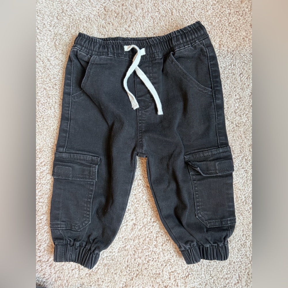 Little Bipsy Black Cargo Pants